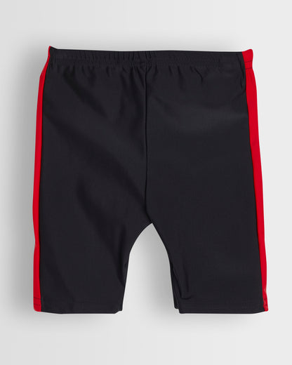 Boys Black-Red Swimming Jammers