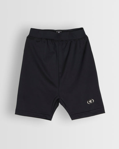 Unisex Black Base Layer Shorts