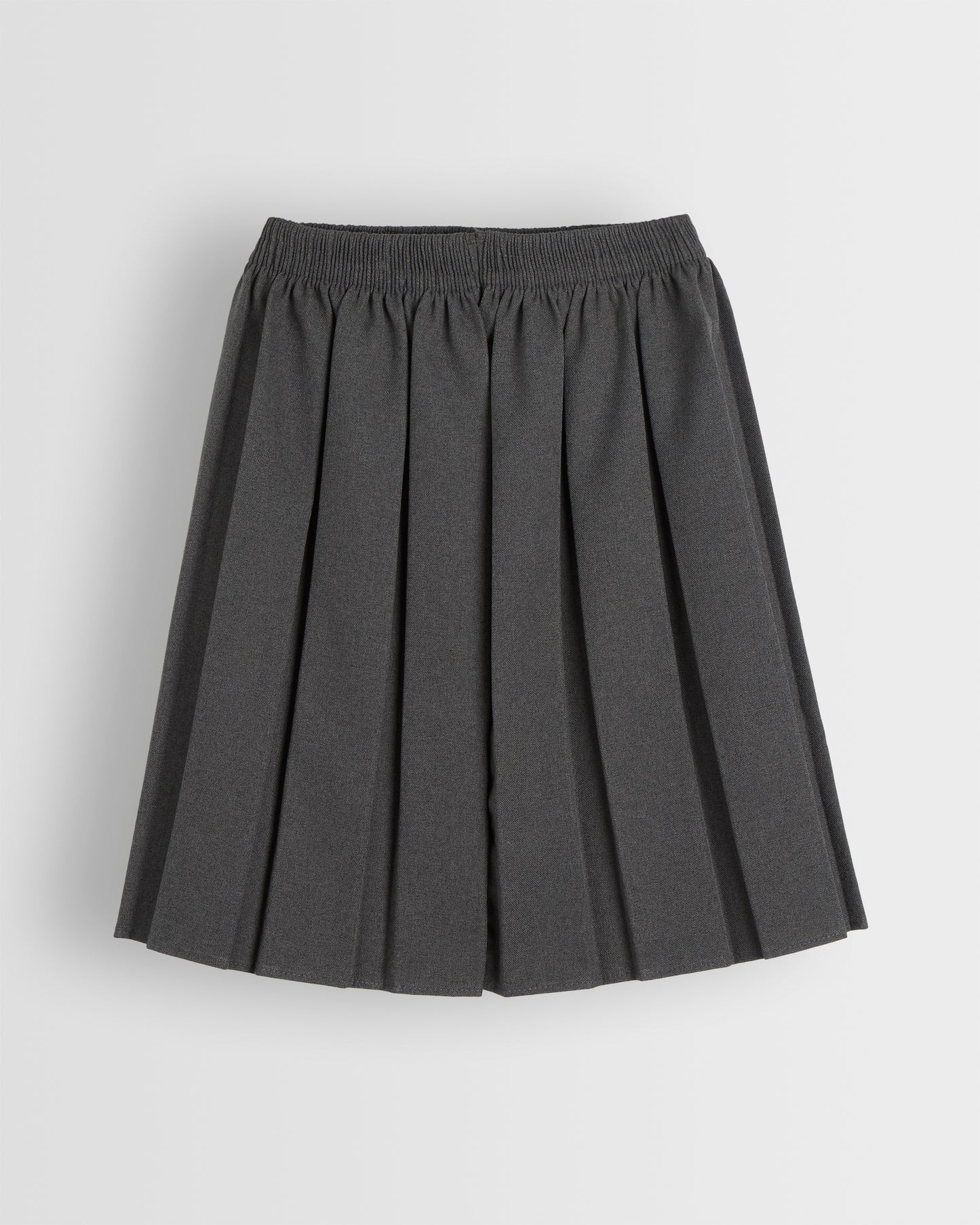 Girls Grey Pleated Skirt