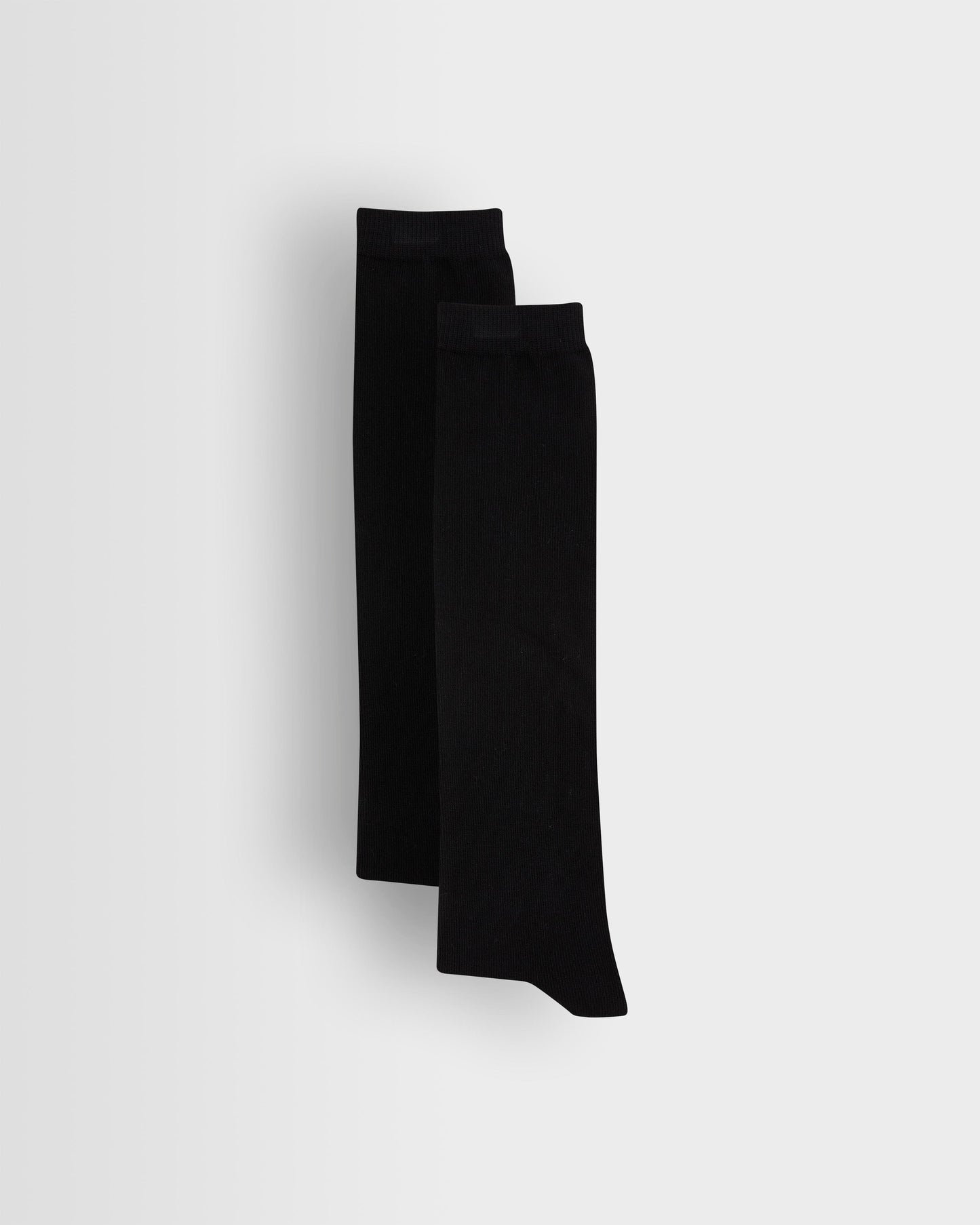 Girls Black Long Socks
