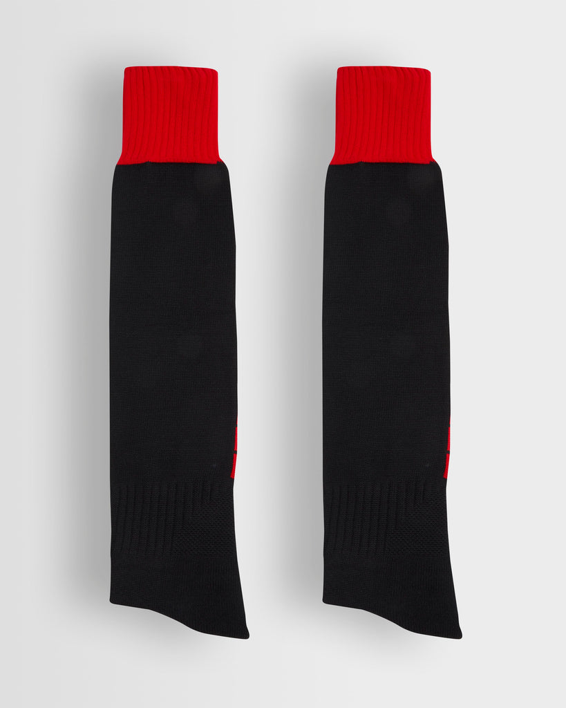 Unisex Black/Red Socks
