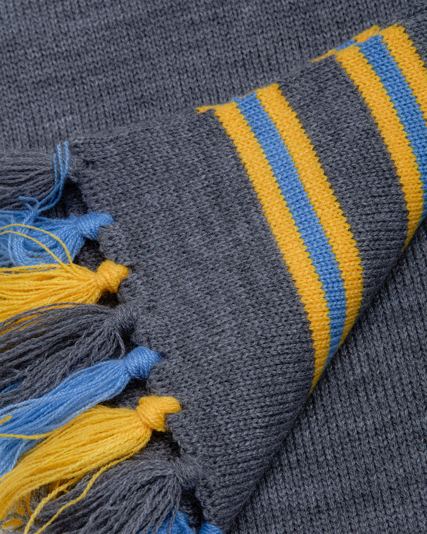Grey/Yellow/Blue Scarf