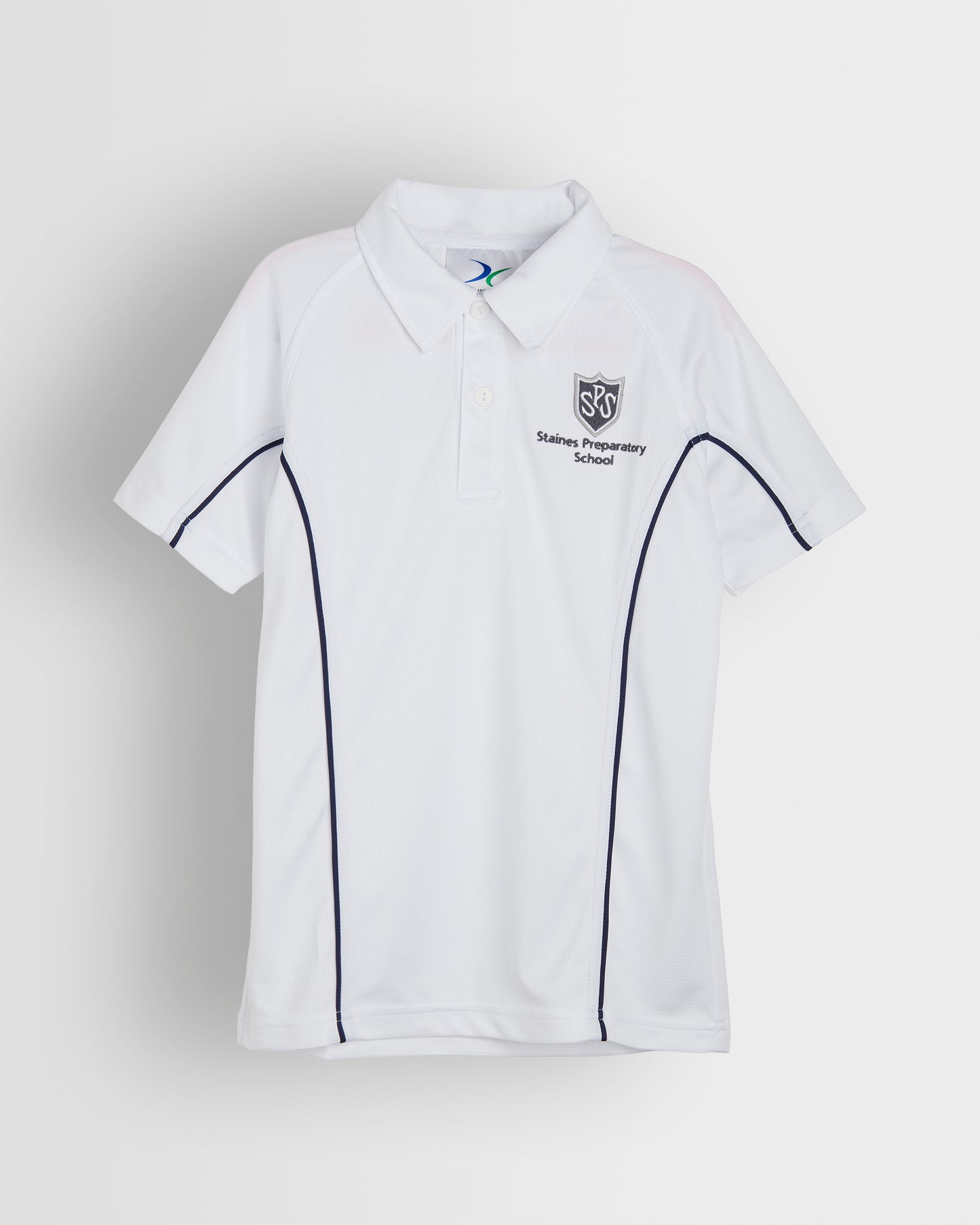 White Technical Polo Shirt