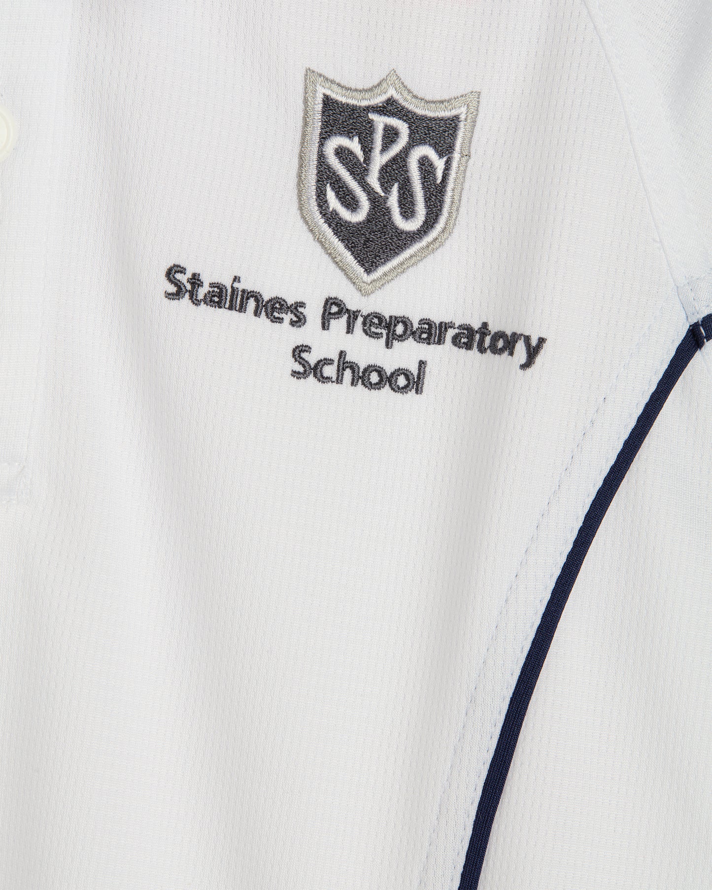 White Technical Polo Shirt