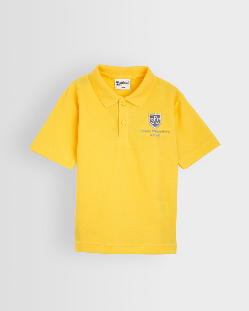 Gold Polo Shirt with logo