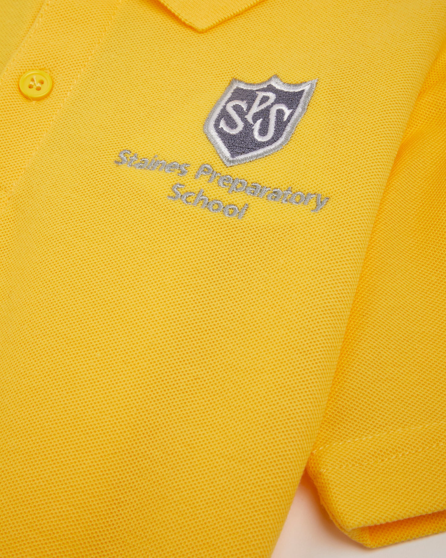 Gold Polo Shirt with logo