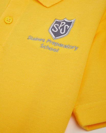 Gold Polo Shirt with logo