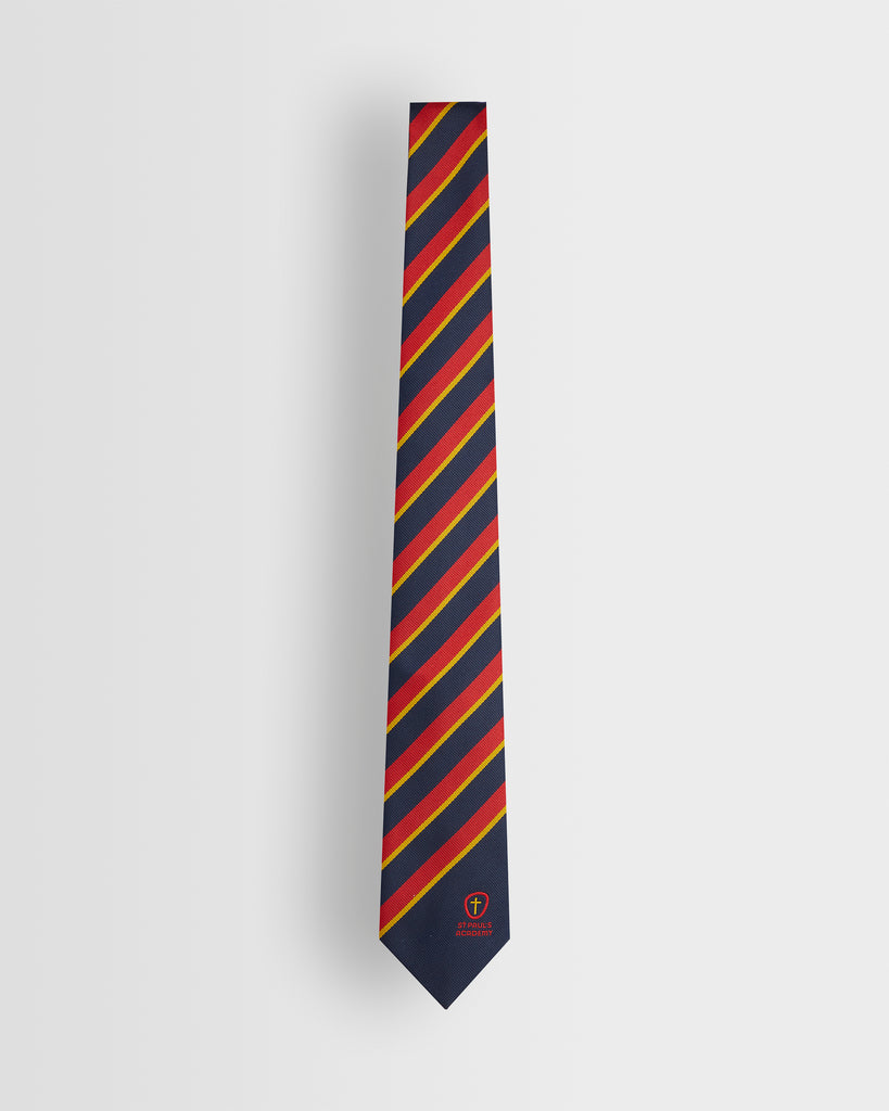 Boys Navy/Red Upper School Tie- Years 9 & 10 2024