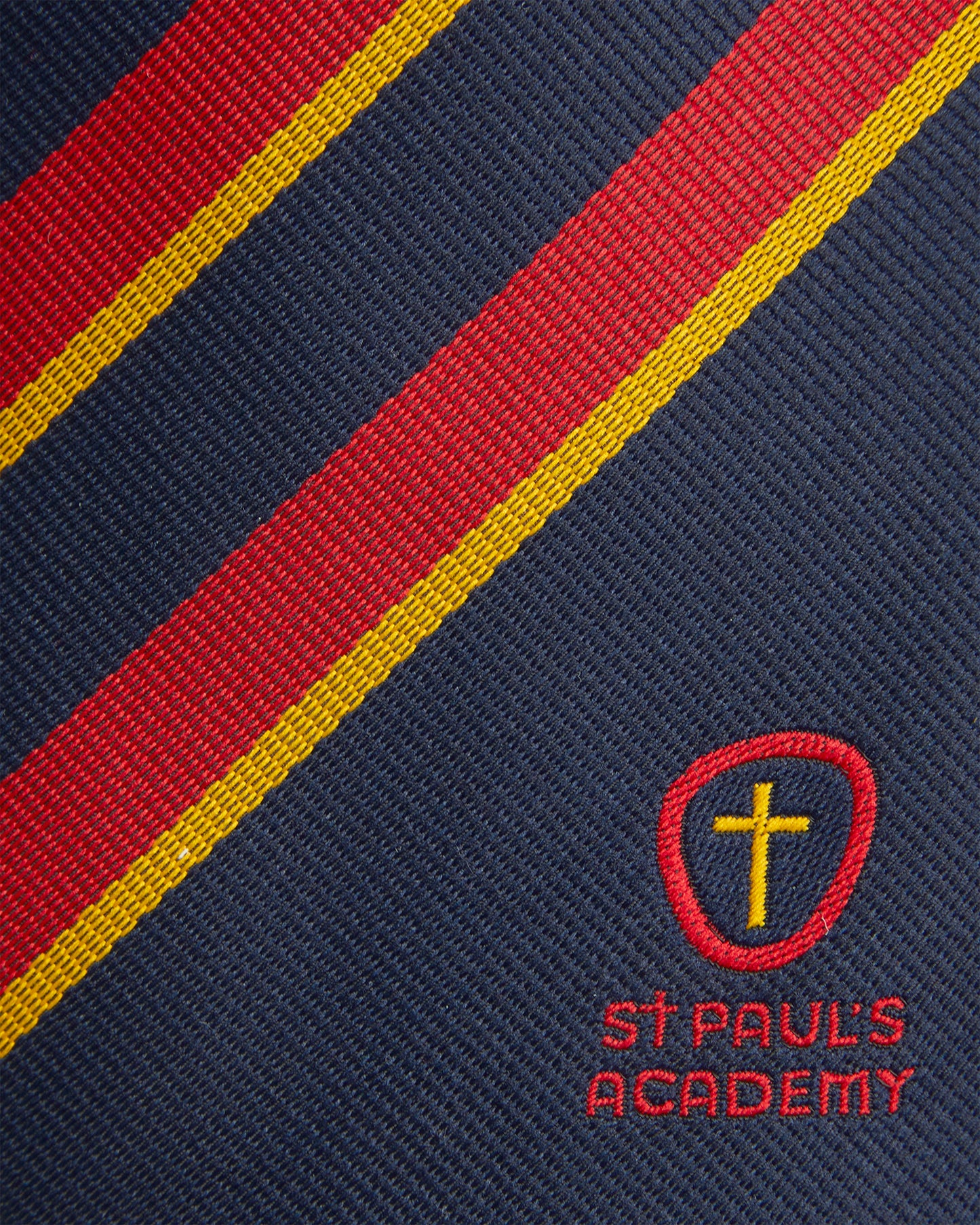 Boys Navy/Red Upper School Tie- Years 10 2025