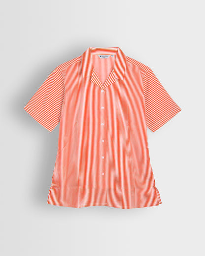 Girls Red-White Striped Blouse - Year 11