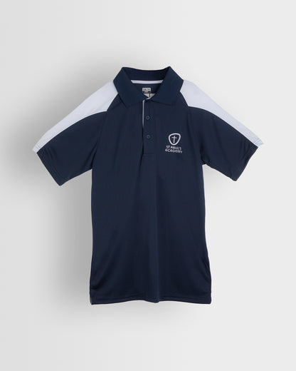 Unisex Navy-White Games Polo