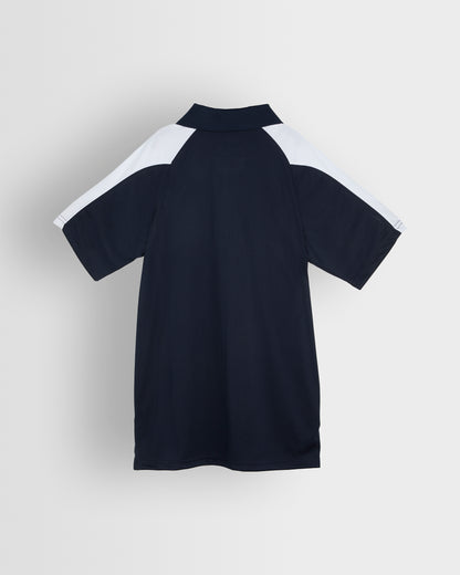 Unisex Navy-White Games Polo