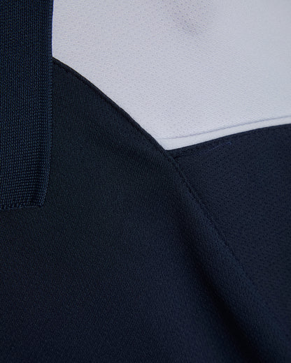 Unisex Navy-White Games Polo