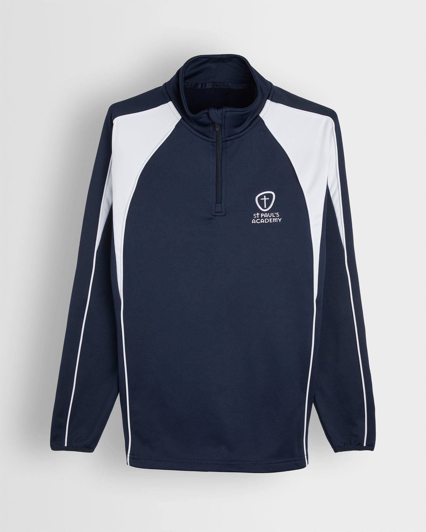 Unisex Navy-White Midlayer Track Top