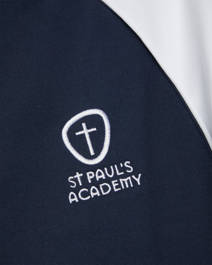 Unisex Navy-White Midlayer Track Top