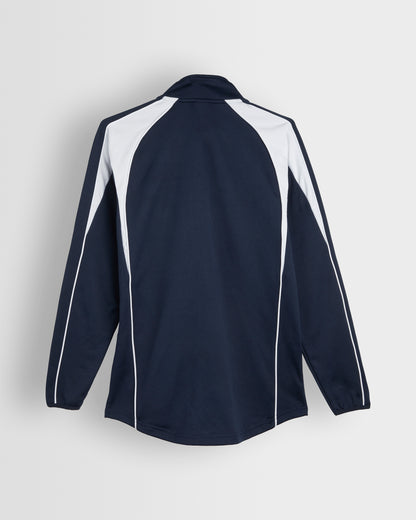 Unisex Navy-White Midlayer Track Top