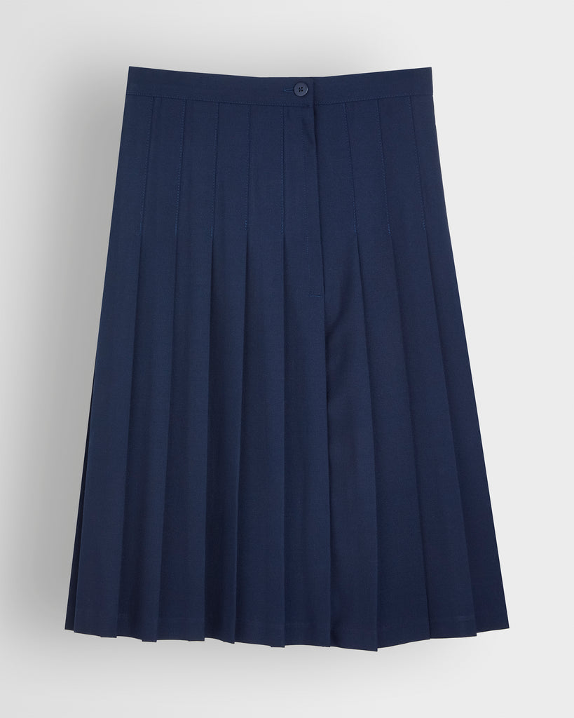 Girls Navy Pleated Skirt- Year 9 to 11