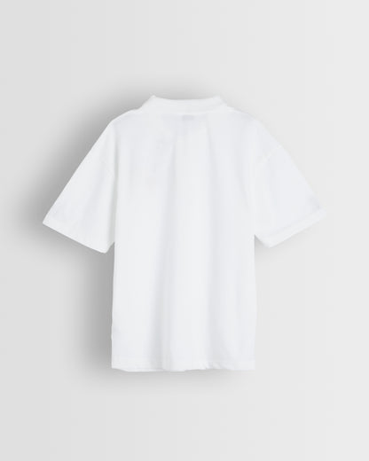 Unisex White Summer Polo Shirt Years 10 to 11 Sept 2024 (discontinued)