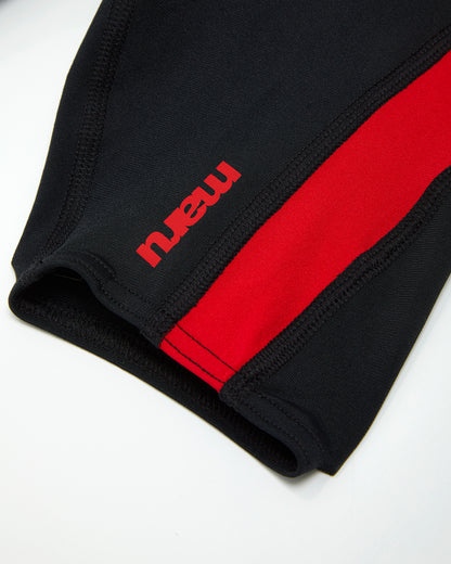 Boys Black-Red Swimming Trunks