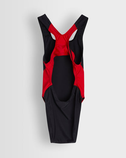 Girls Black-Red Swimming Costume