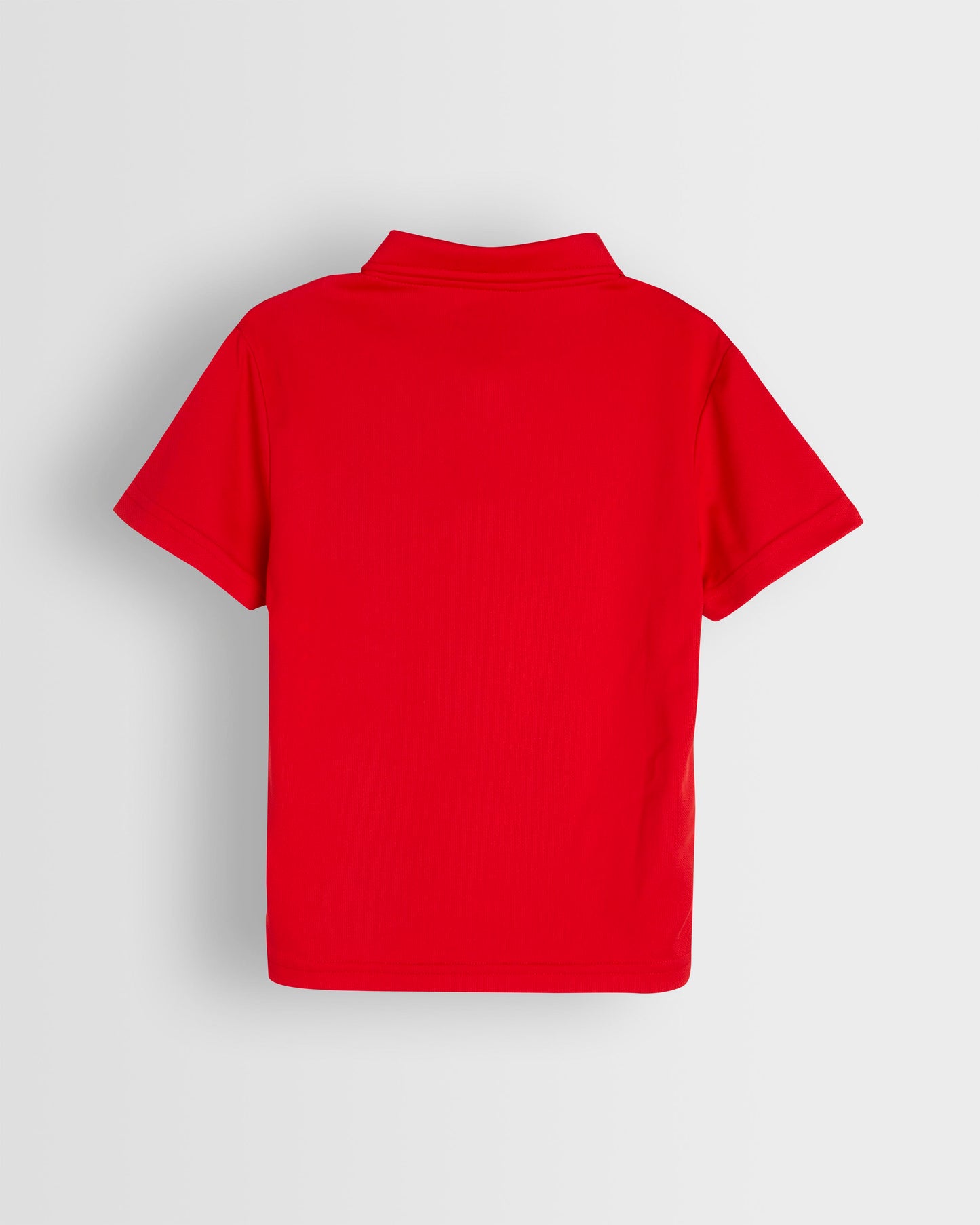 Girls Red Sports Polo Shirt