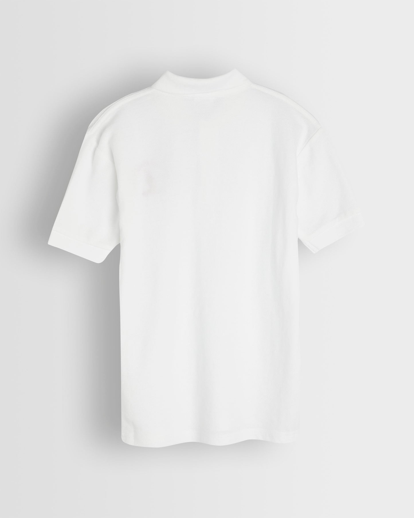 Unisex White Polo Shirt