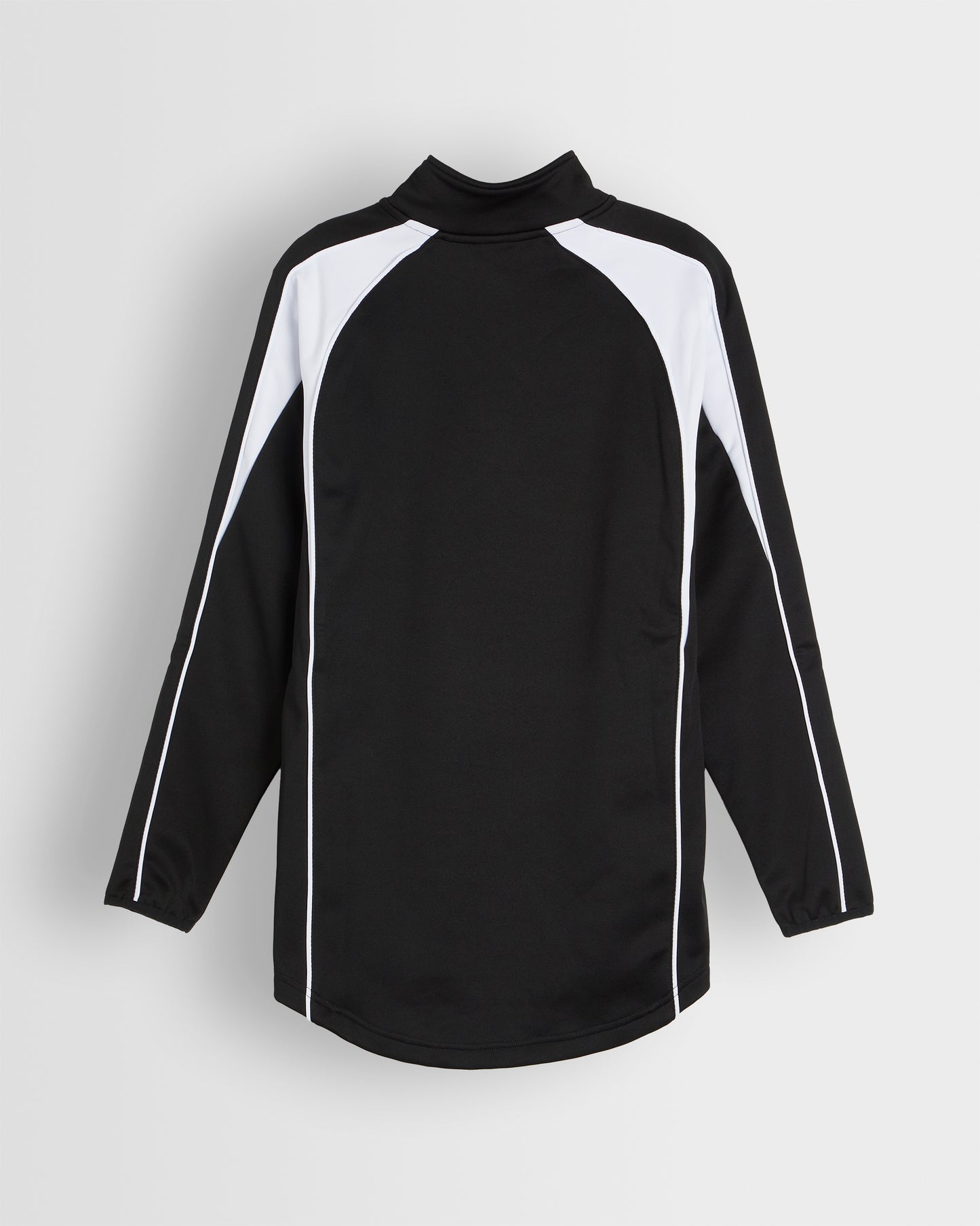 Black-White Mid Layer Track Top