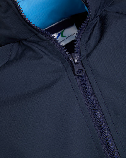 Unisex Navy Waterproof Coat