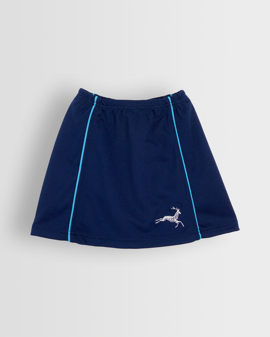 Girls Navy-Sky Games Skort
