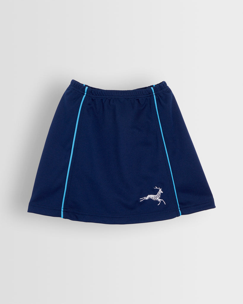 Girls Navy/Sky Games Skort