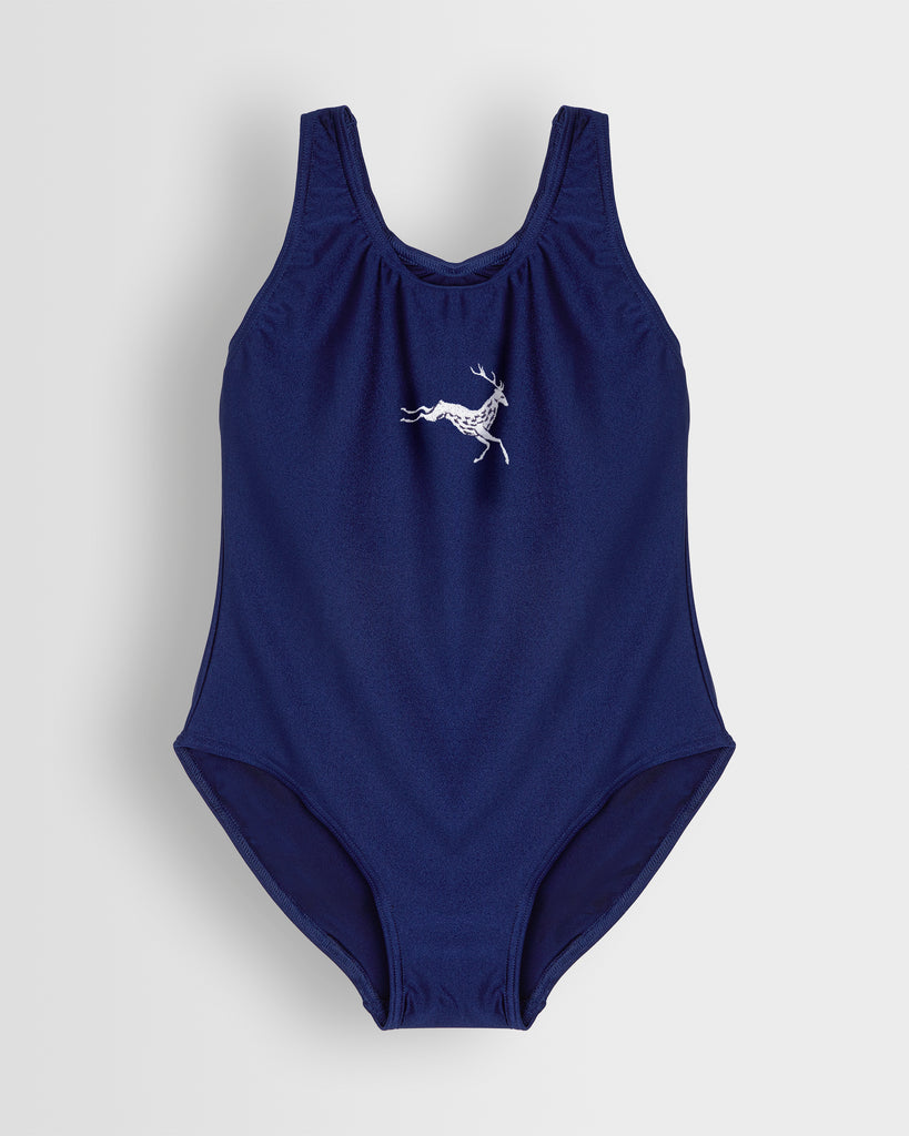 Girls Navy Swimsuit