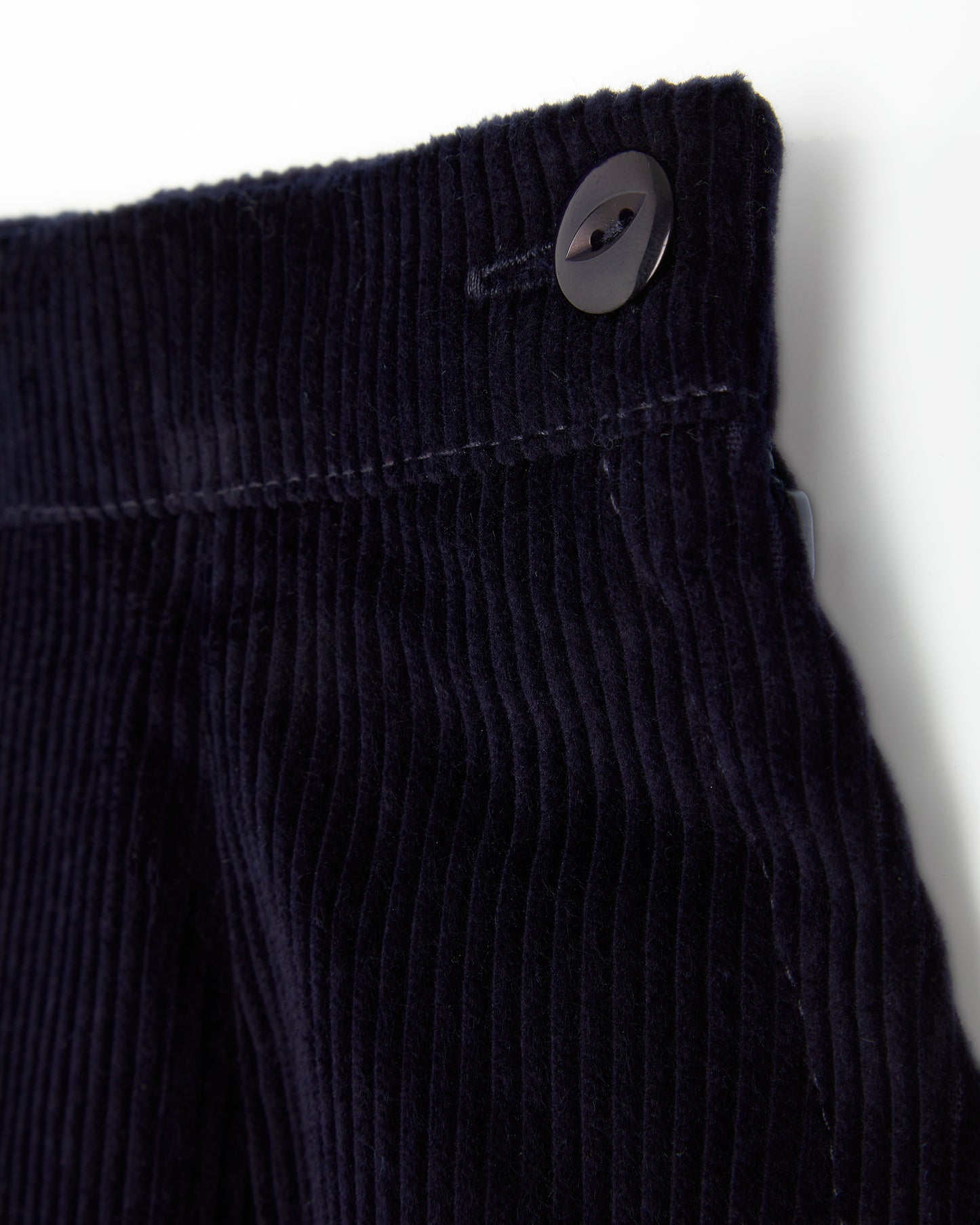 Girls Navy Cord Skirt