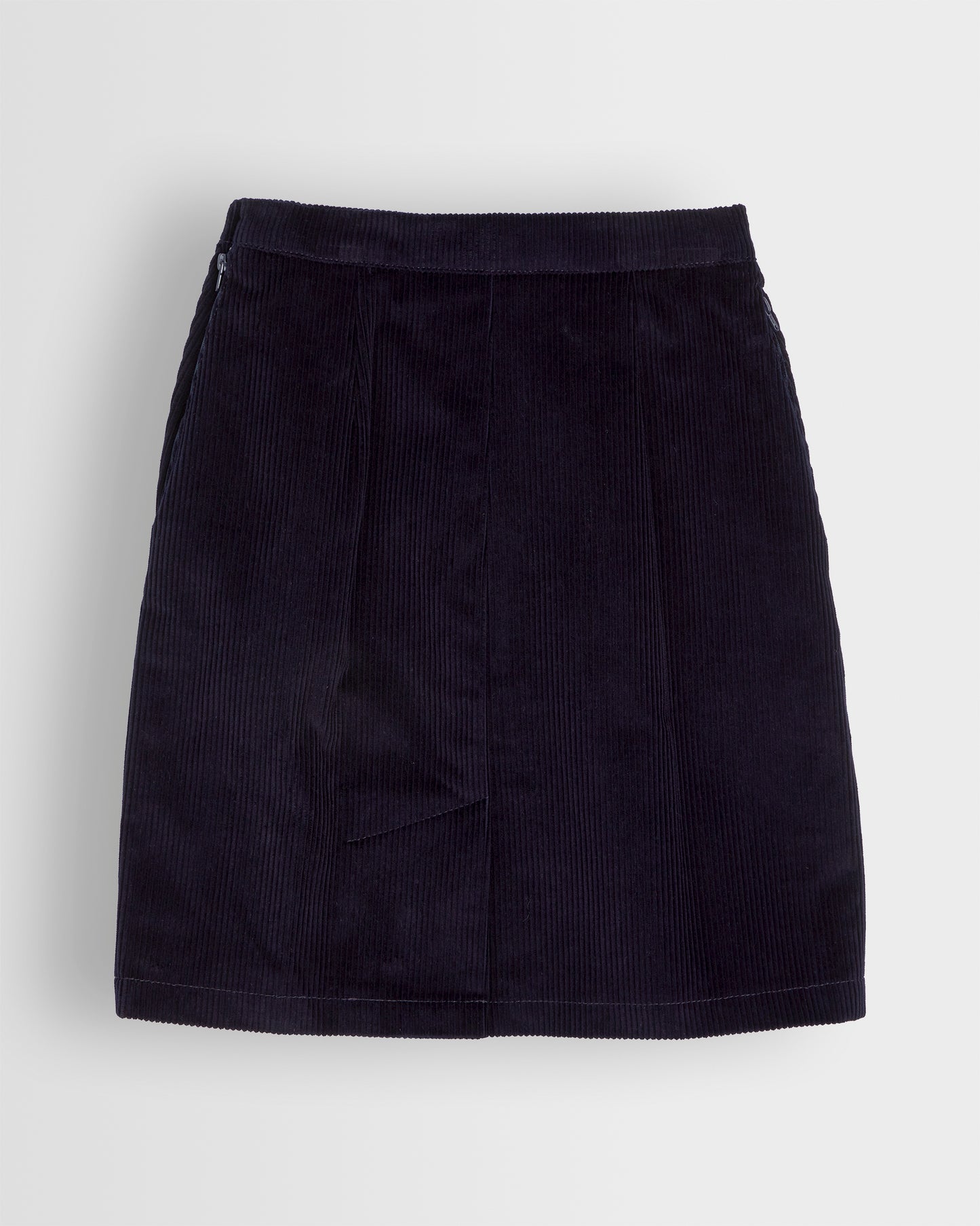 Girls Navy Cord Skirt
