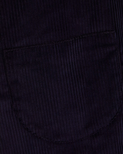 Girls Navy Cord Pinafore