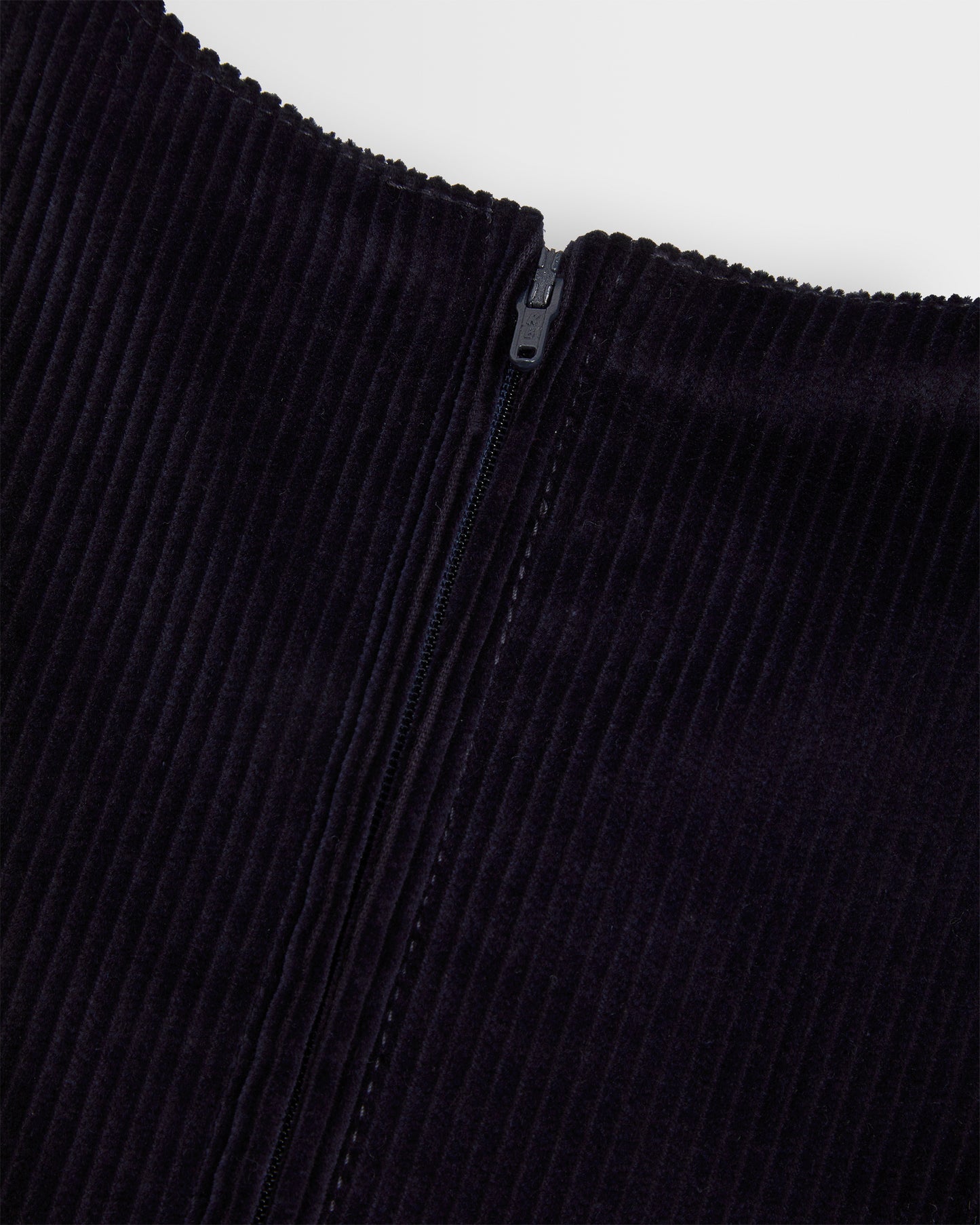 Girls Navy Cord Pinafore