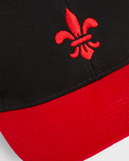 Unisex Black/Red Baseball Cap
