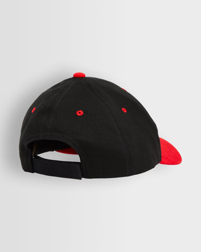 Unisex Black/Red Baseball Cap