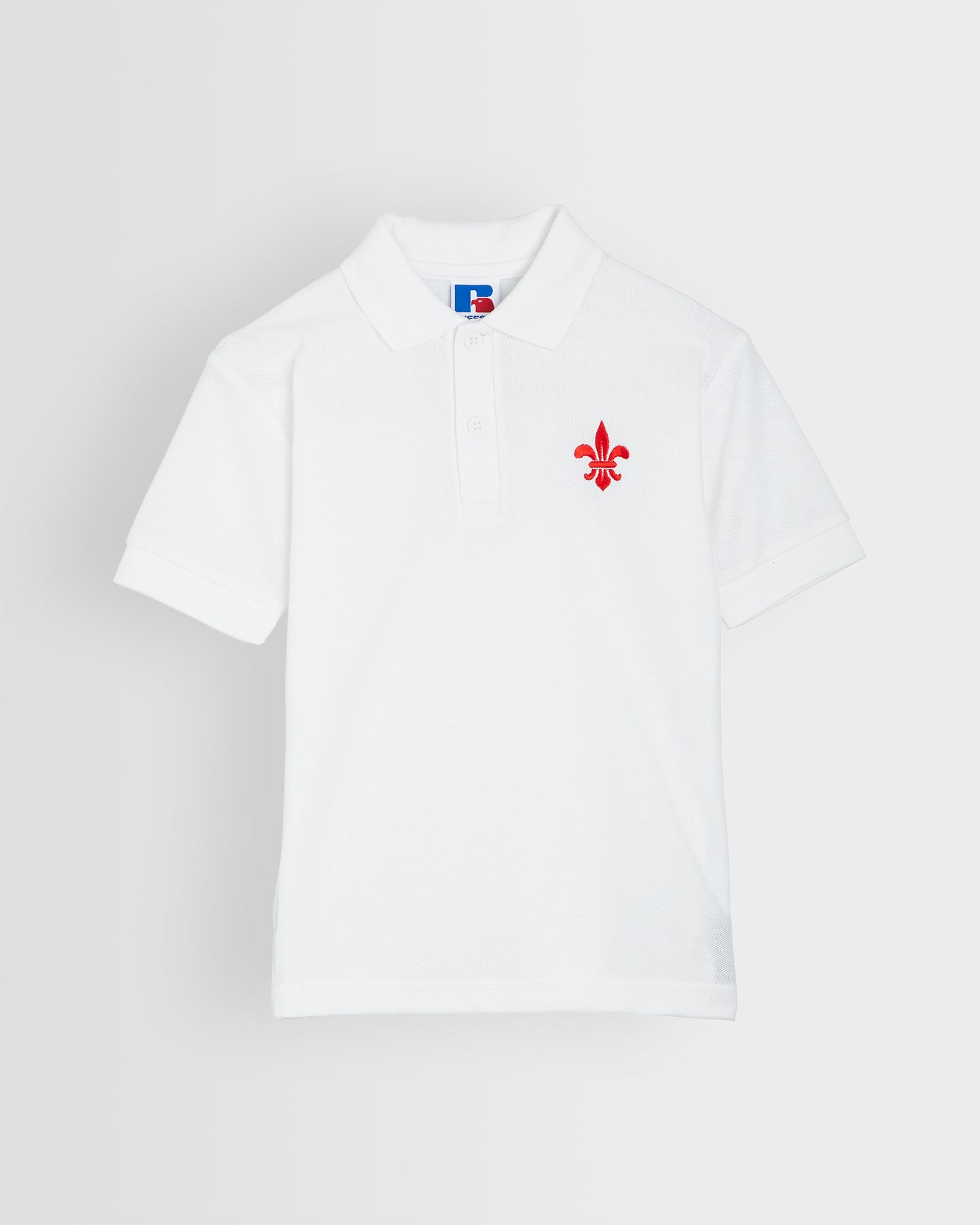 Unisex White Polo