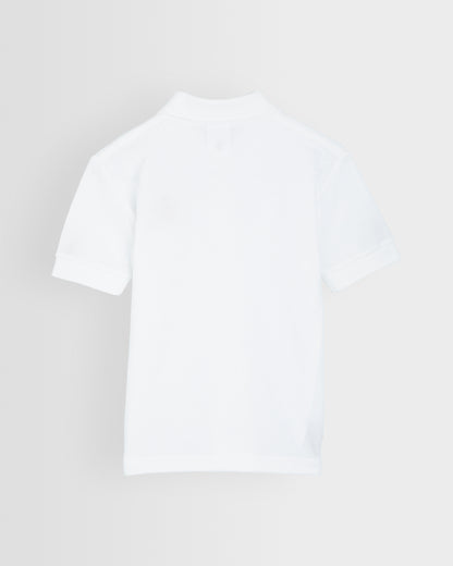 Unisex White Polo