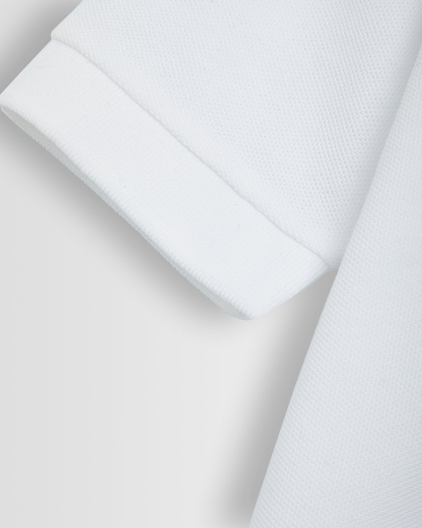Unisex White Polo