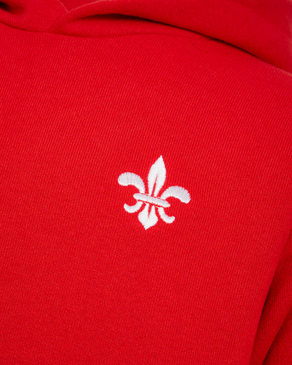 Girls Red Hooded Sweatshirt