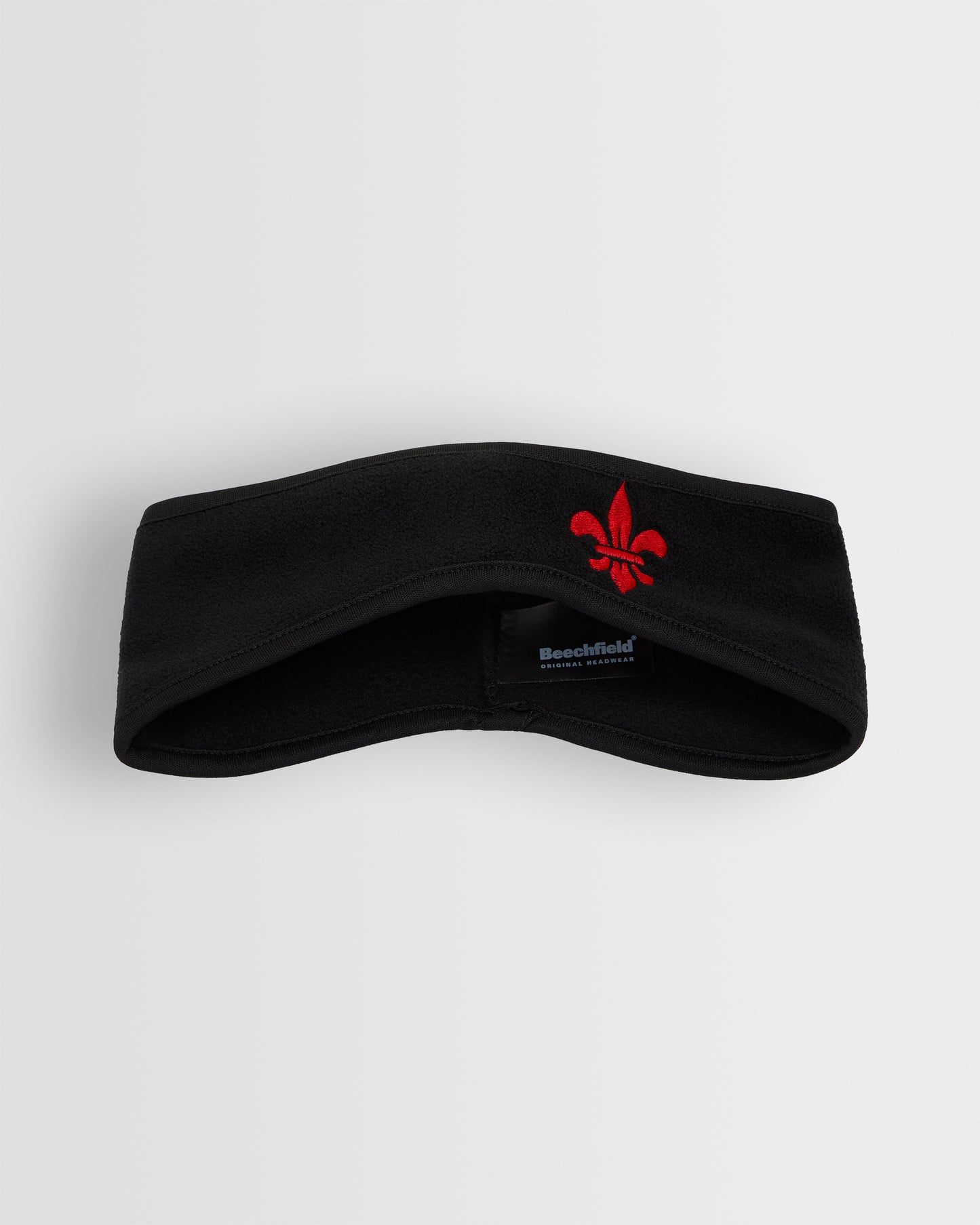 Girls Black Fleece Headband