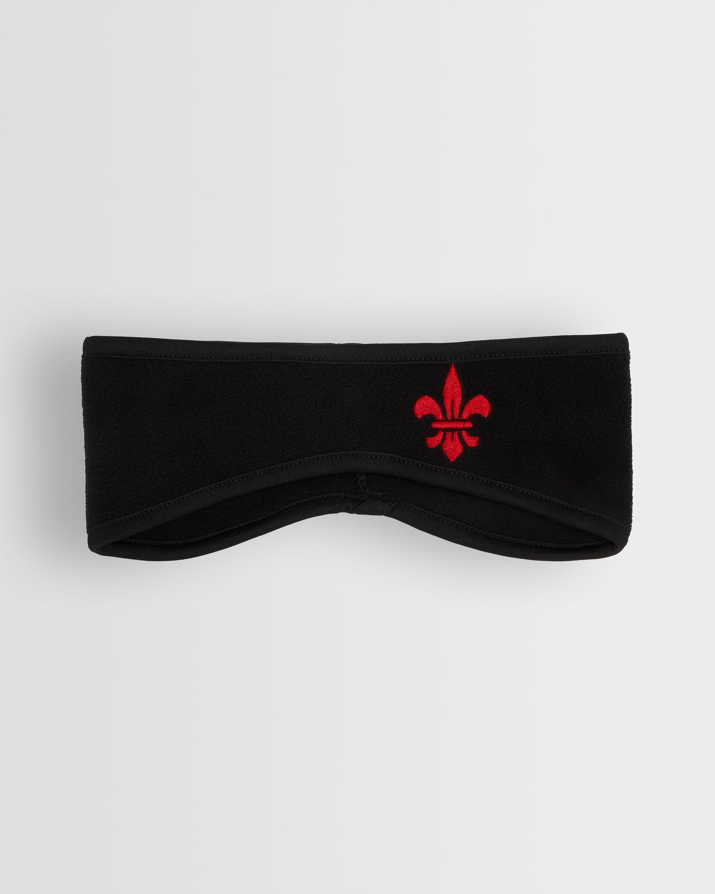 Girls Black Fleece Headband