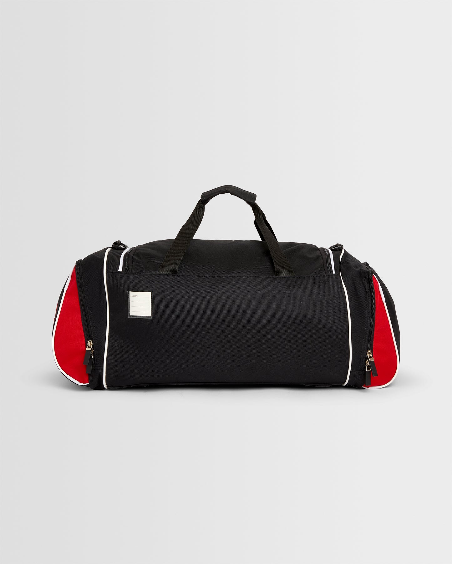Black/Red Sports Kit Bag