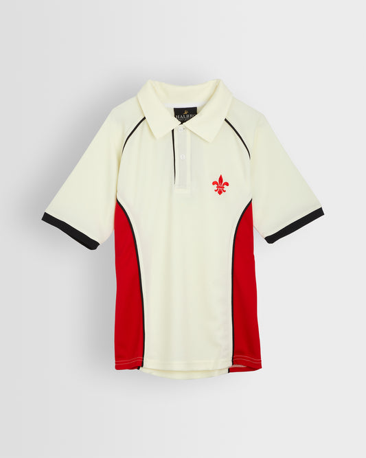Unisex Cream Cricket Shirt