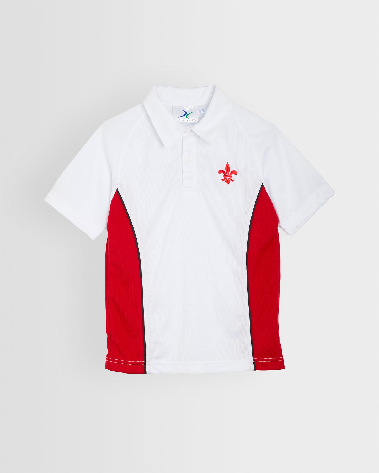 Boys White-Red Games Top