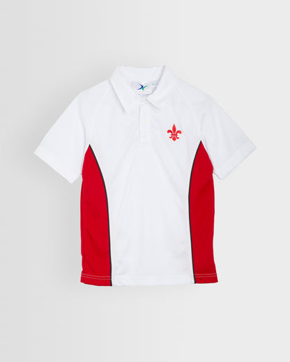 Boys White-Red Games Top
