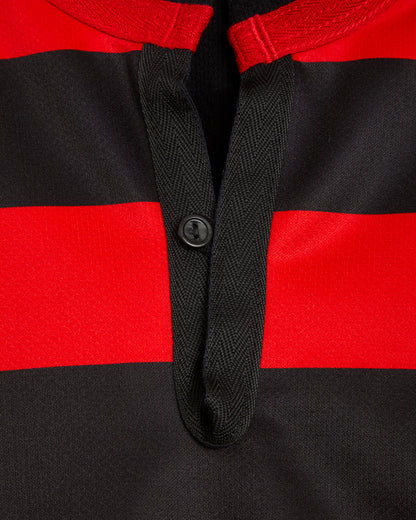 Boys Red-Black Football-Rugby Shirt