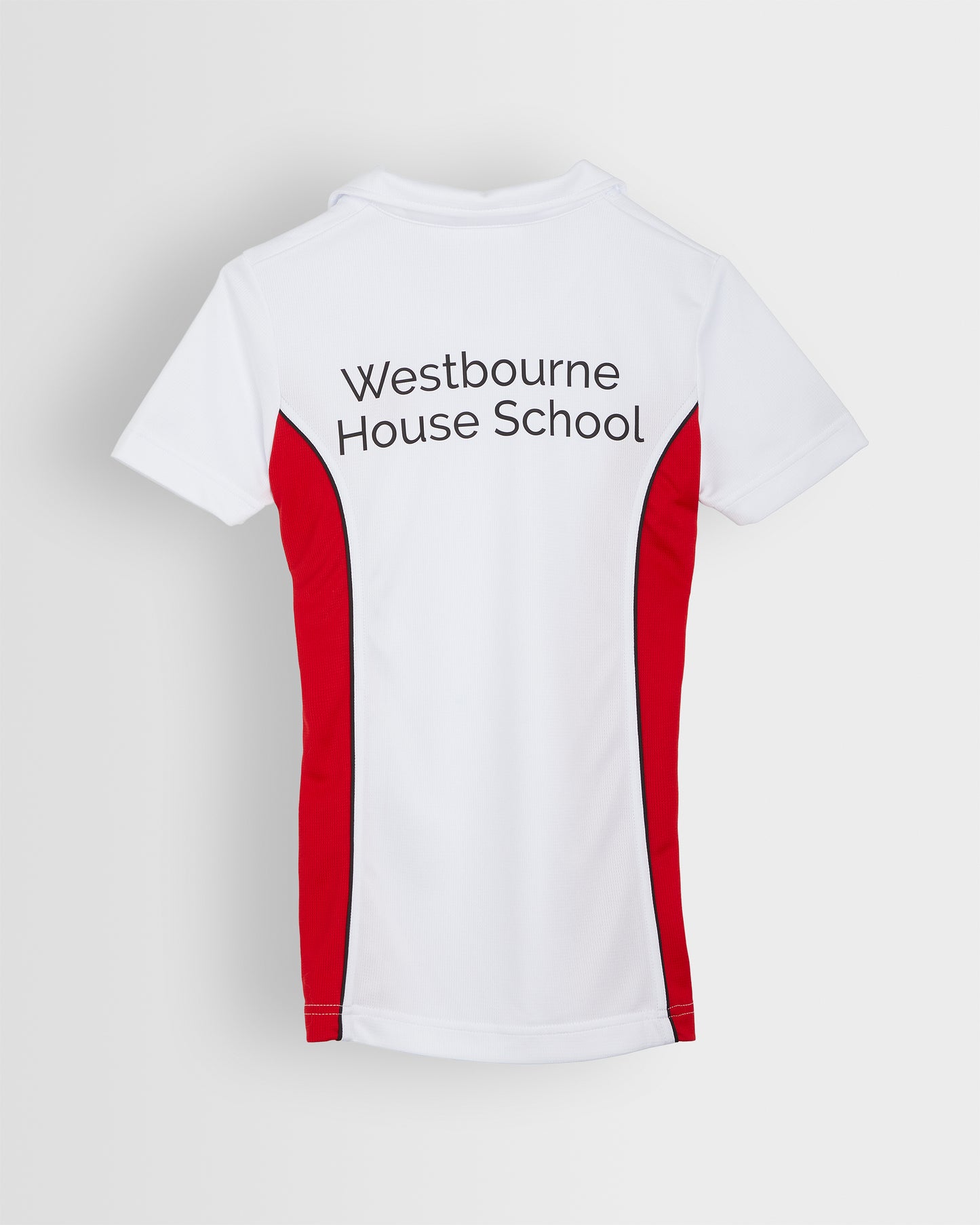 Girls White-Red Games Top