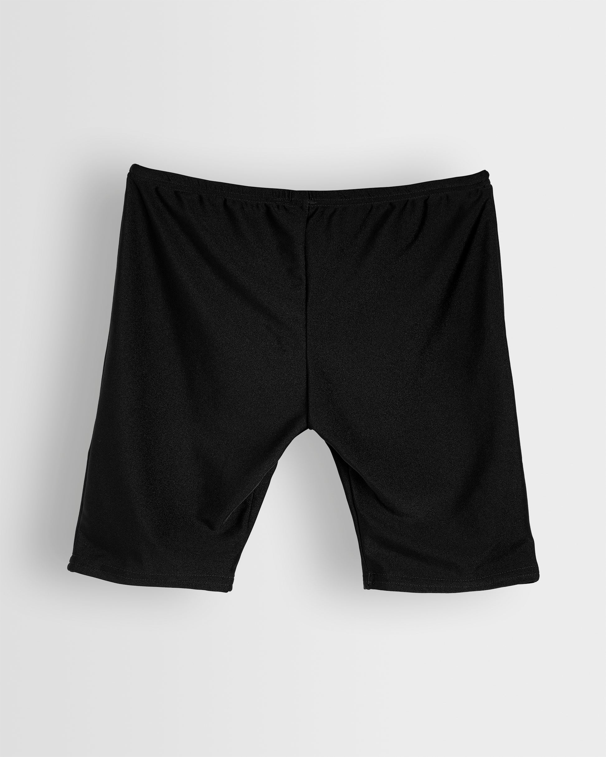 Back shot of black swimming jammers